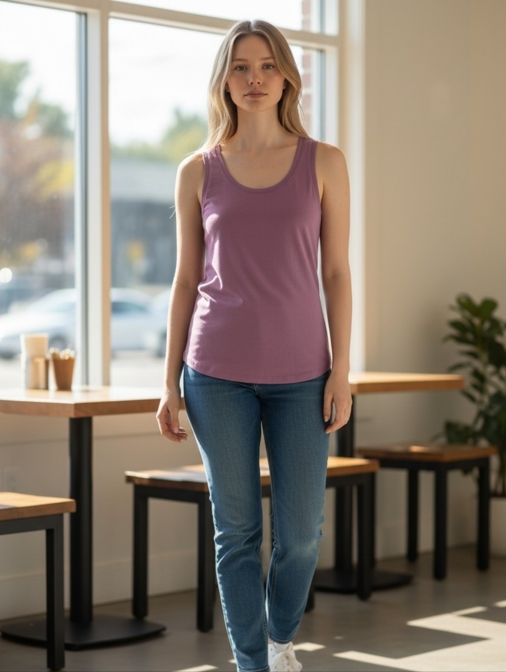 J. Jill Women's Mauve Tank Top